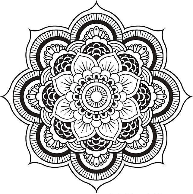 Relax While You Create With These Free Mandala Coloring Pages 640x642 Relax While You Create With These Free Mandala Coloring Pages