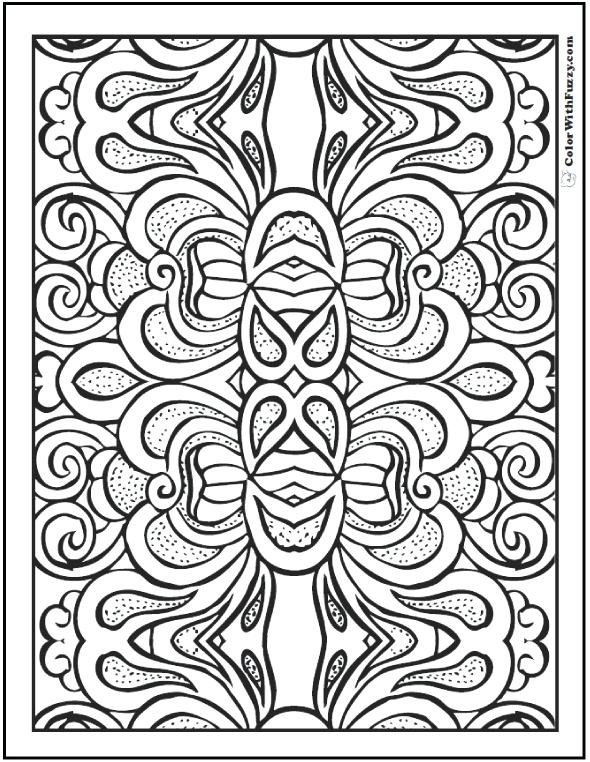 Cool Pattern Coloring Pages Floral Design Coloring Pages Free 590x762 Cool Pattern Coloring Pages Floral Design Coloring Pages Free