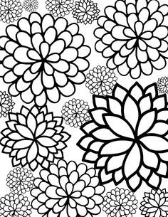 I Just Love Pretty Floral Coloring Sheets 236x305 I Just Love Pretty Floral Coloring Sheets