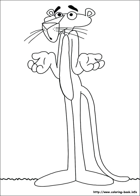 Panther Coloring Pages The Pink Panther Coloring Pages On Book 567x794 Panther Coloring Pages The Pink Panther Coloring Pages On Book