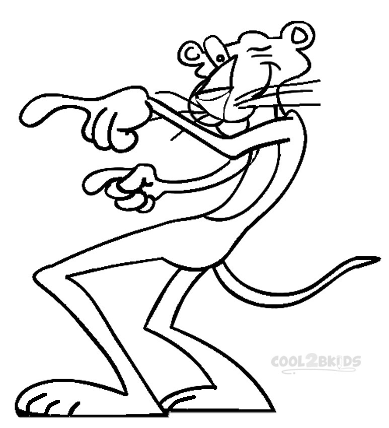 Printable Pink Panther Coloring Pages For Kids Cool2bkids 773x850 Printable Pink Panther Coloring Pages For Kids Cool2bkids