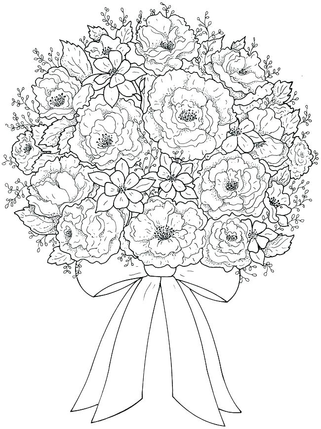 Beautiful Flowers Coloring Pages Pretty Flower Coloring Pages 650x870 Beautiful Flowers Coloring Pages Pretty Flower Coloring Pages