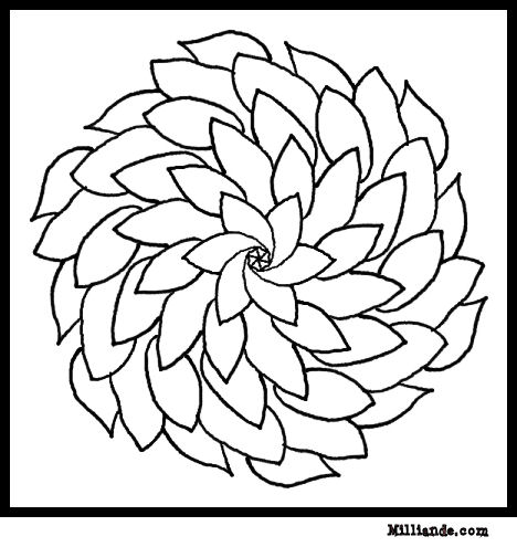 Flower Mandala Coloring Pages 468x495 Flower Mandala Coloring Pages