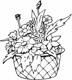 Flower Basket Coloring Page Free Printable Coloring Pages 236x264 Flower Basket Coloring Page Free Printable Coloring Pages