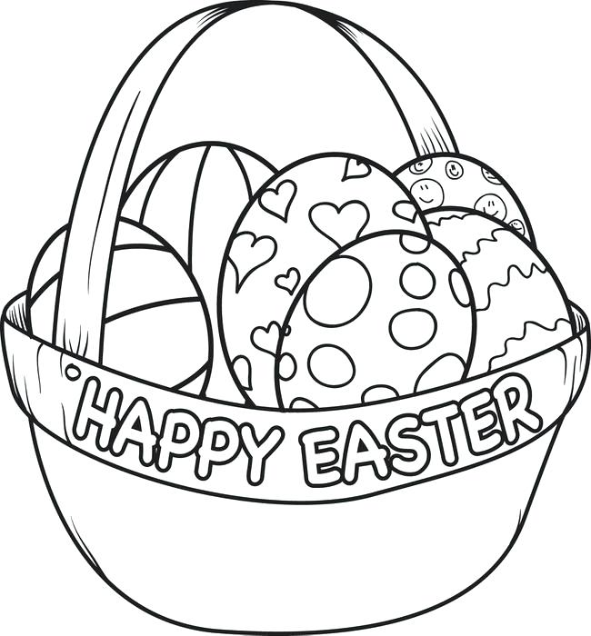 Basket Coloring Page Egg Basket Coloring Page Flower Basket 650x700 Basket Coloring Page Egg Basket Coloring Page Flower Basket