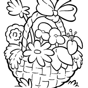 Deacorating Basket Of Flowers Coloring Pages Best Place To Color 300x300 Deacorating Basket Of Flowers Coloring Pages Best Place To Color