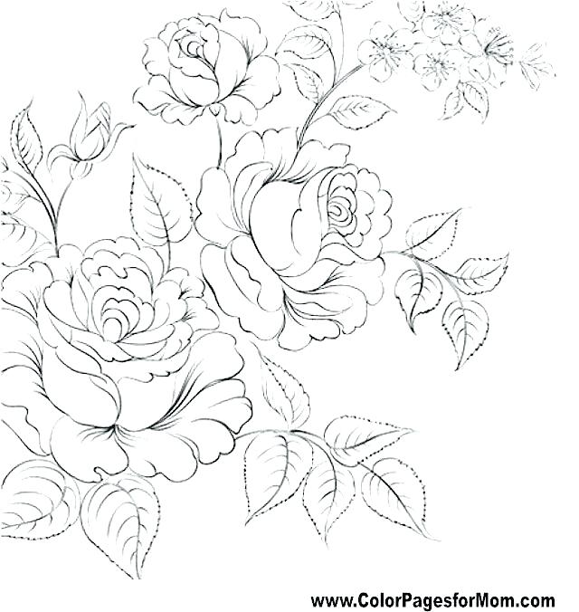 Flower Coloring Books Popular Trend Coloring Pages 640x676 Flower Coloring Books Popular Trend Coloring Pages