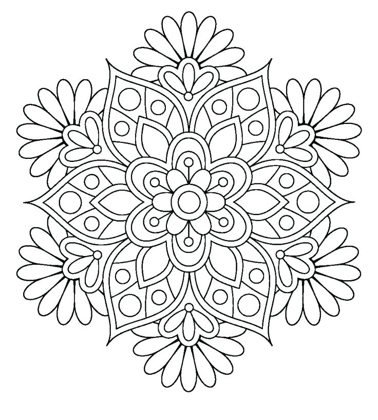 Flower Coloring Pages For Adults Realistic Flowers Coloring Pages 736x817 Flower Coloring Pages For Adults Realistic Flowers Coloring Pages