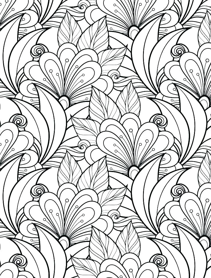 Free Printable Coloring Pages Of Flowers For Adults 736x971 Free Printable Coloring Pages Of Flowers For Adults