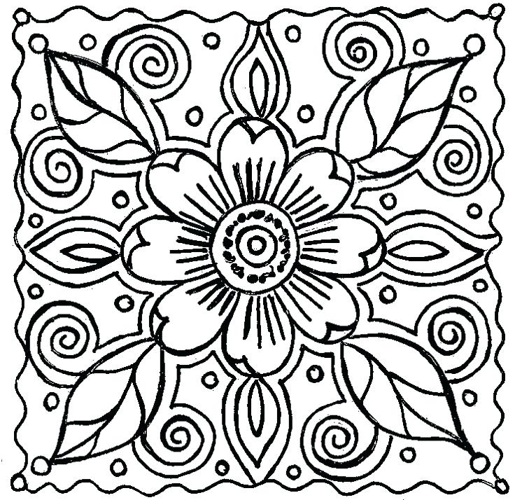 Amazing Flower Color Pages Or Flower Coloring Page 56 Flower 736x714 Amazing Flower Color Pages Or Flower Coloring Page 56 Flower