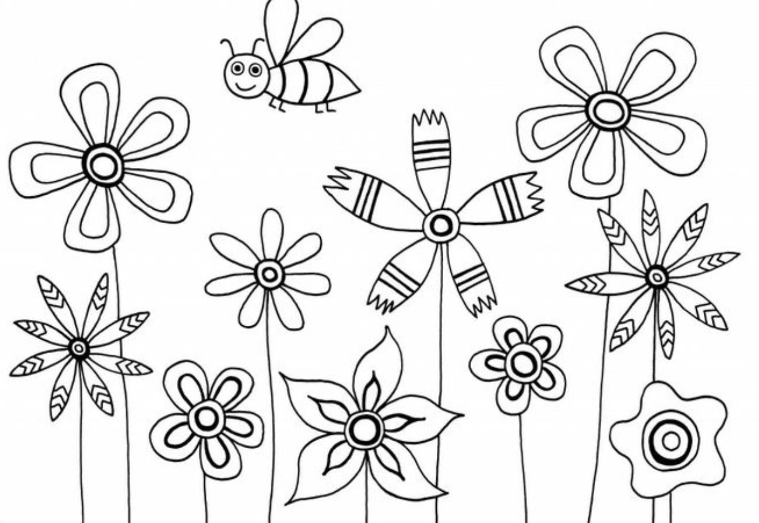 Free Flowerng Pages For Preschoolers Adults Spring Crayola Fairy 1524x1050 Free Flowerng Pages For Preschoolers Adults Spring Crayola Fairy