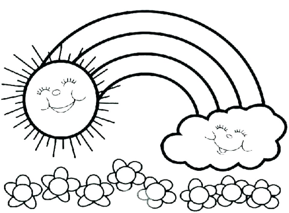 Easy Printable Flower Coloring Pages 960x708 Easy Printable Flower Coloring Pages