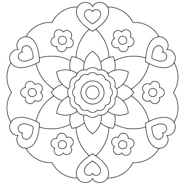 615x615 Coloring Pages For Girls Flowers Coloring Pages For Girls Flowers