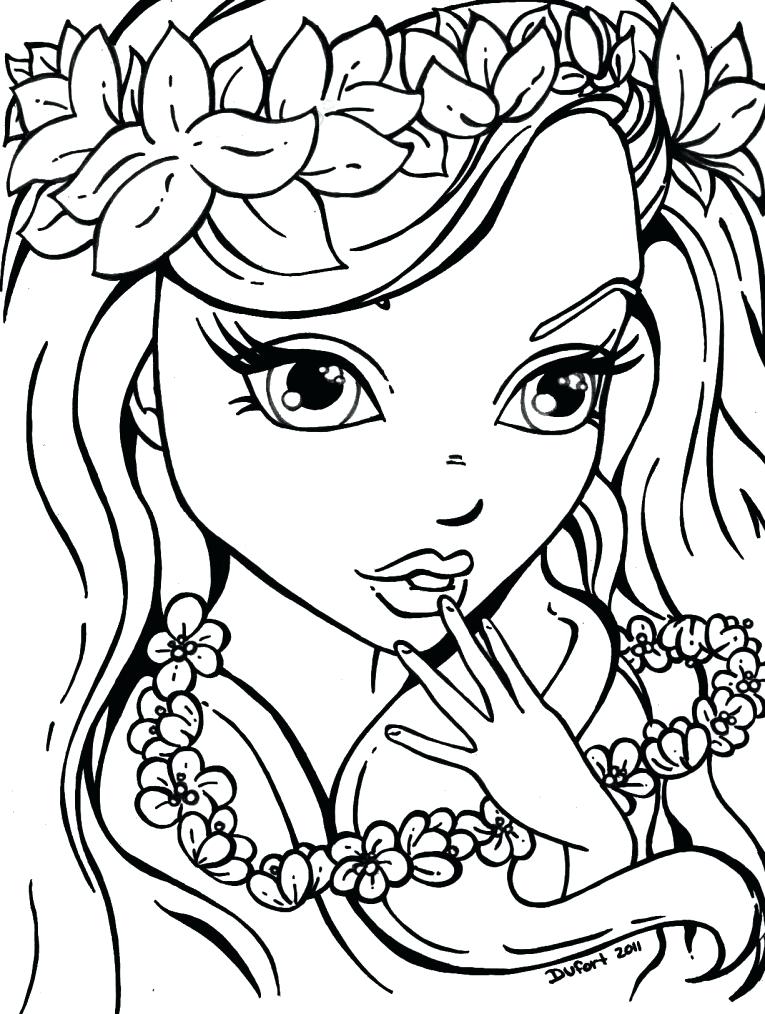 765x1014 Free Coloring Pages For Girls Coloring Pages Girls Flowers