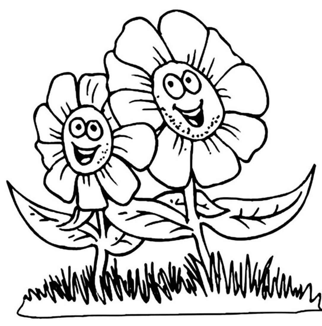 Stunning Printable Spring Flower Coloring Pages For Book Trends 1086x1100 Stunning Printable Spring Flower Coloring Pages For Book Trends