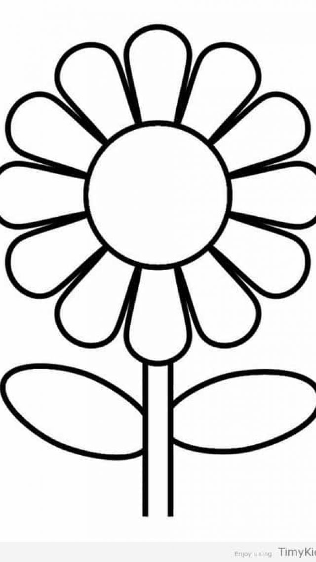 640x1136 Flower Coloring Pages Pdf Timykids