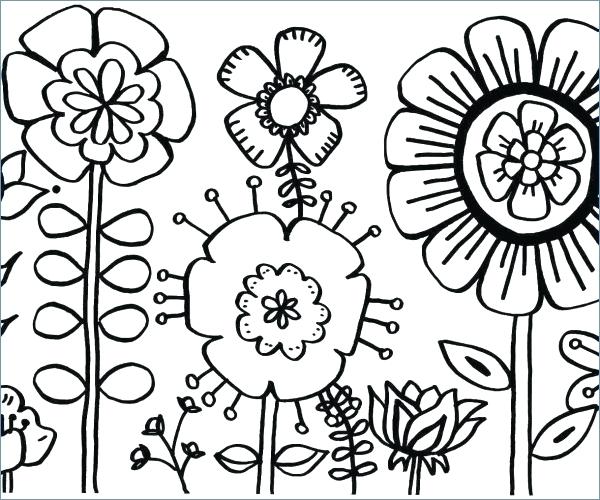 Coloring Pages Of Roses Easy Flower Coloring Pages Coloring Roses 600x500 Coloring Pages Of Roses Easy Flower Coloring Pages Coloring Roses