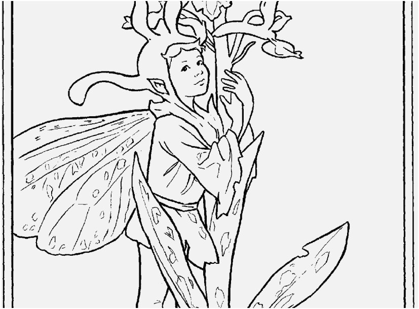 827x609 The Right Collection Fairy Coloring Pages Beautiful