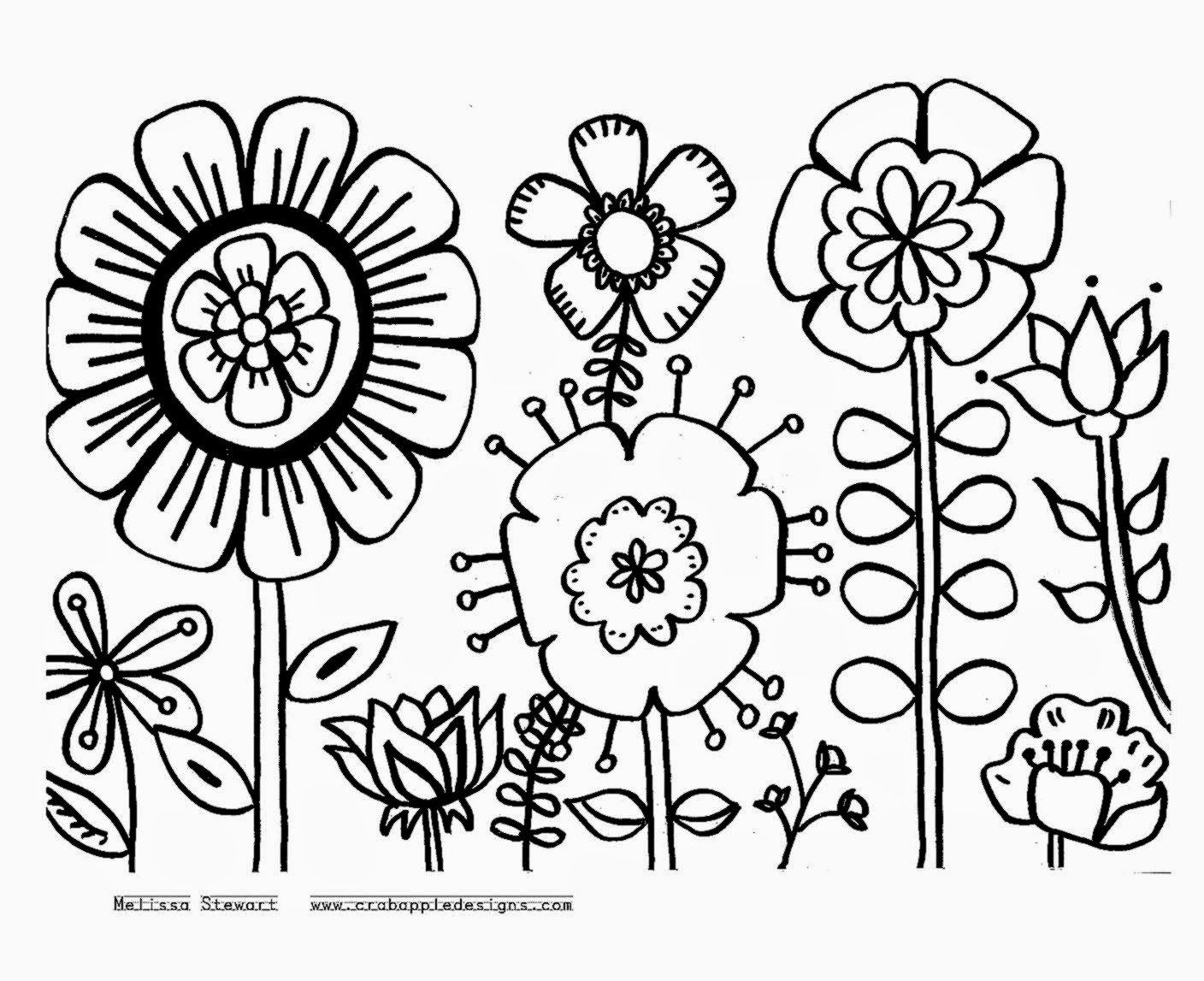 Unbelievable Flower Garden Coloring Pages To And Print For Pic 1408x1147 Unbelievable Flower Garden Coloring Pages To And Print For Pic