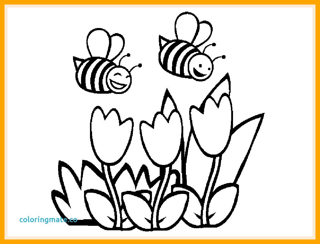 Flower In A Pot Coloring Page