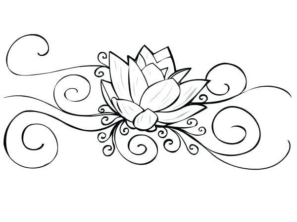 Lotus Mandala Coloring Pages Appealing Easy Flower Coloring Pages 600x450 Lotus Mandala Coloring Pages Appealing Easy Flower Coloring Pages