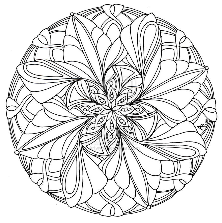 Flower Mandala Coloring Pages 892x895 Flower Mandala Coloring Pages