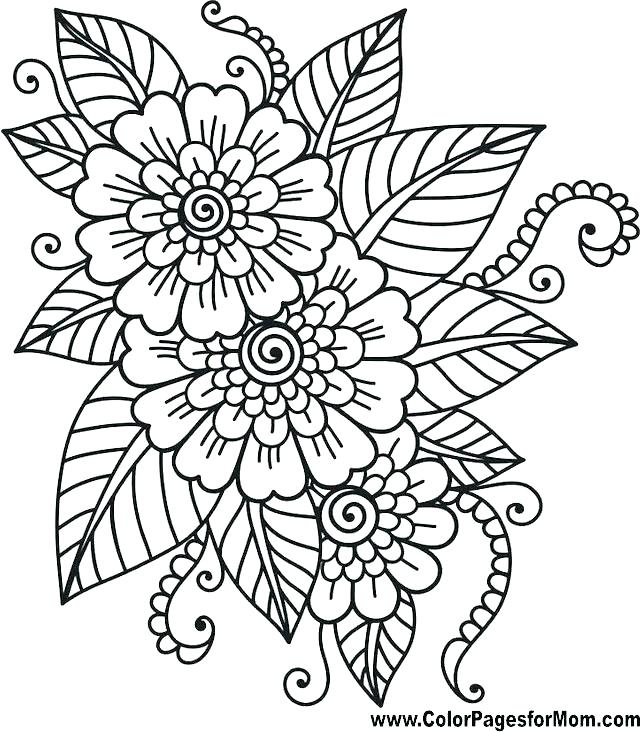 640x732 Mandala Coloring Pages The Sun And The Moon Mandala Coloring Pages