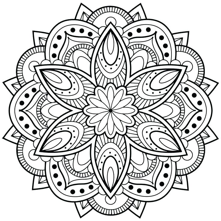 736x736 Symmetrical Coloring Pages Flower Mandala Coloring Sheets Lotus