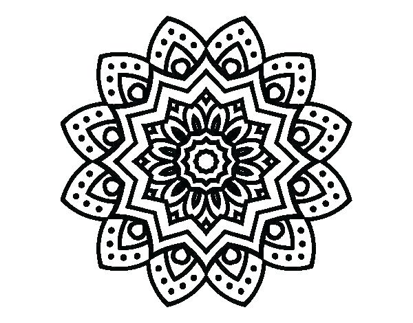 600x470 Coloring Pages Of Mandalas Mandala Coloring Pages Easy Mandala