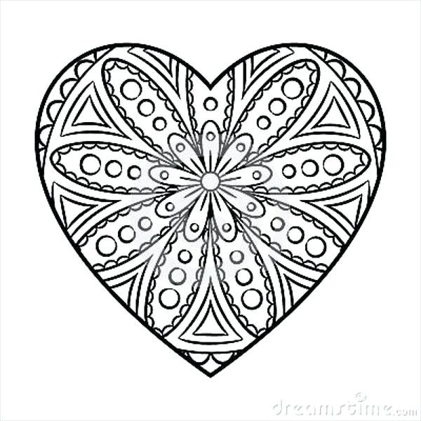 Coloring Design Pages Heart Shape Coloring Page Flower Pattern 600x600 Coloring Design Pages Heart Shape Coloring Page Flower Pattern