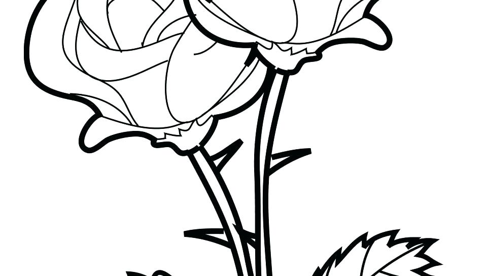 960x544 Printable Rose Petal Stencil Kids Coloring Free Printable Roses