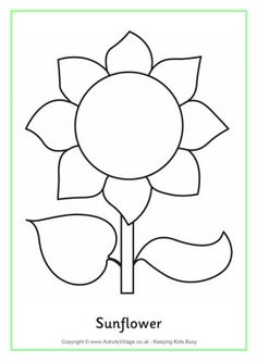 236x333 Simple Flower Coloring Page