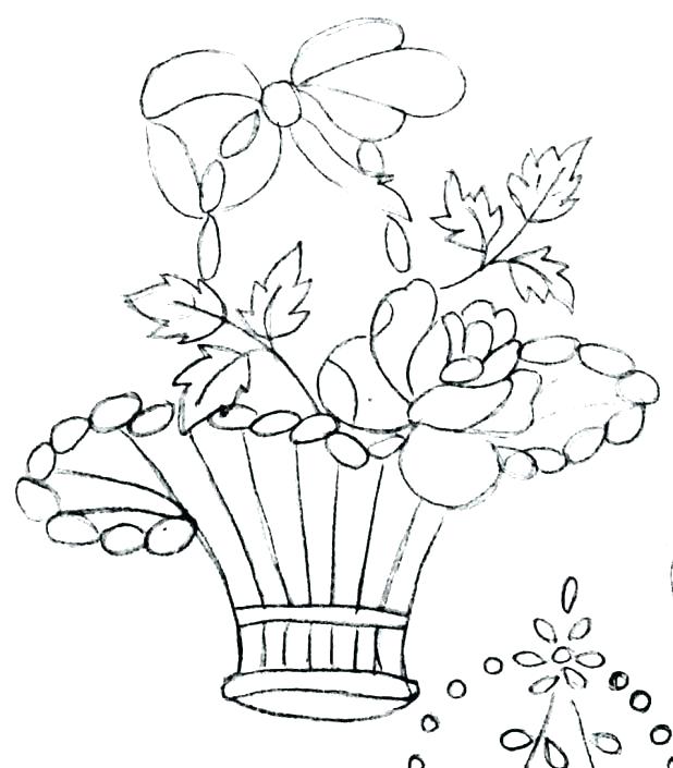 618x705 Flower Pot Coloring Page Flower Pot Coloring Page Flower Pot