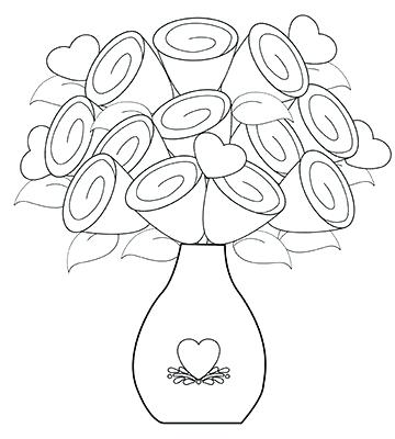 Flower Vase Coloring Page Coloring Pages Of Flowers In A Vase 360x400 Flower Vase Coloring Page Coloring Pages Of Flowers In A Vase