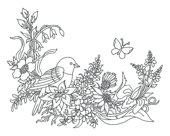 Flower Vine Coloring Pages at GetColorings.com | Free printable colorings pages to print and color