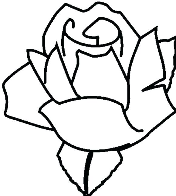 580x643 Roses Coloring Page Rose Flowers Coloring Pages Flower Of Rose