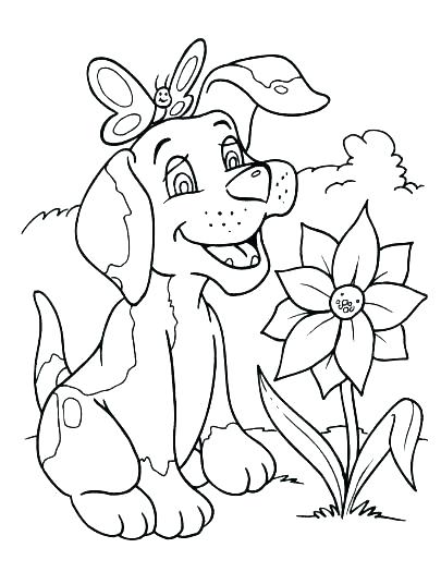Fluffy Dog Coloring Pages at GetColorings.com | Free printable ...