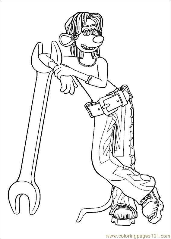 Flushed Away Coloring Pages (6) Coloring Page 567x794 Flushed Away Coloring Pages (6) Coloring Page