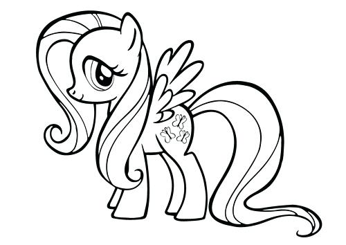 500x354 Fluttershy Coloring Pages My Little Pony Called My Little Pony