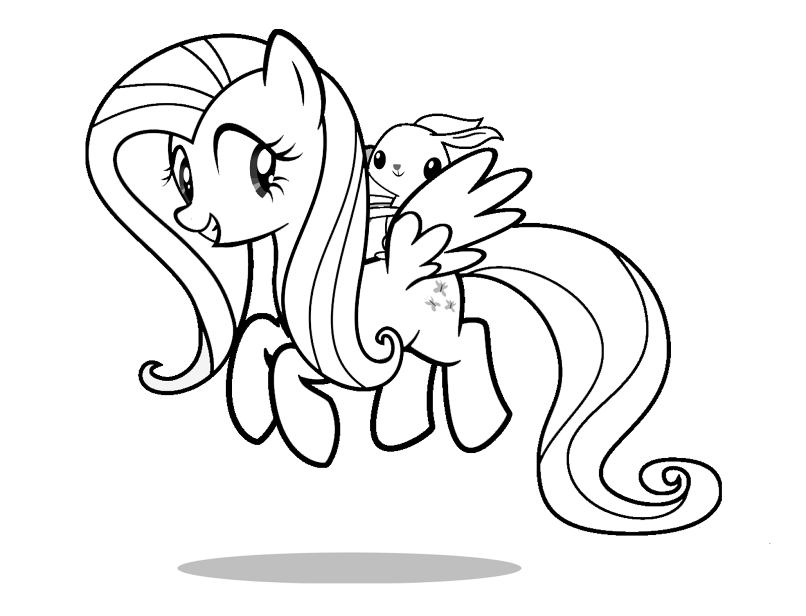 1600x1223 Last Chance Fluttershy Coloring Pages Best