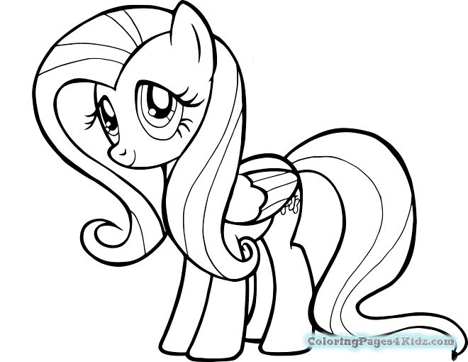 660x510 My Little Pony Fluttershy Coloring Pages Coloring Pages For Kids
