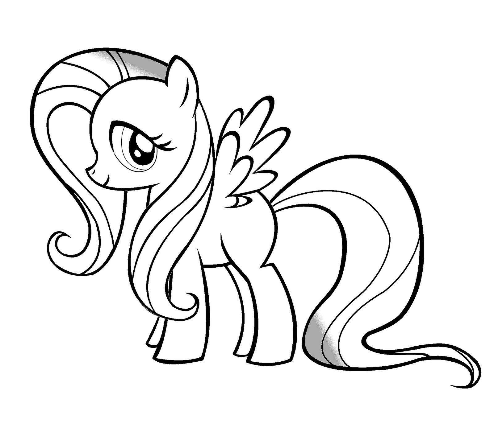 1600x1440 My Little Pony Fluttershy Coloring Pages Get Coloring Pages