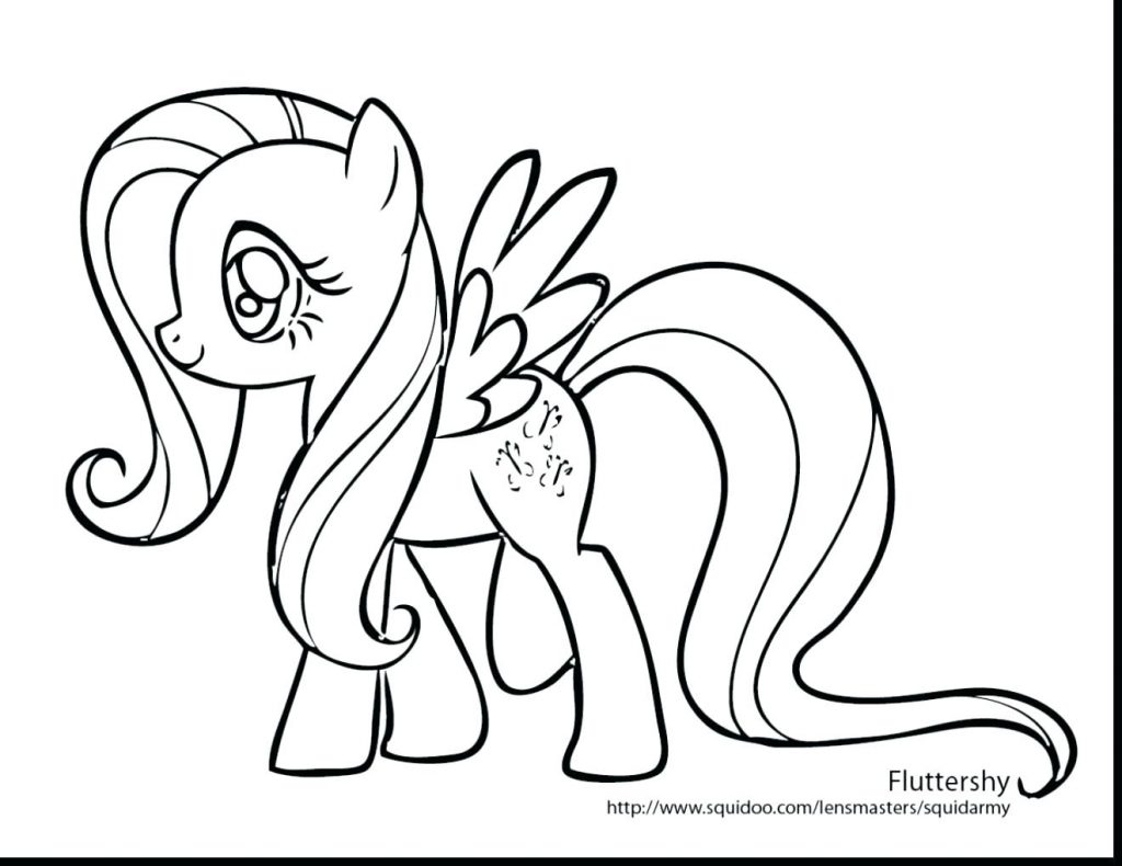 1024x790 Coloring Pages ~ Fluttershy Coloring Pages Astonishing My Little