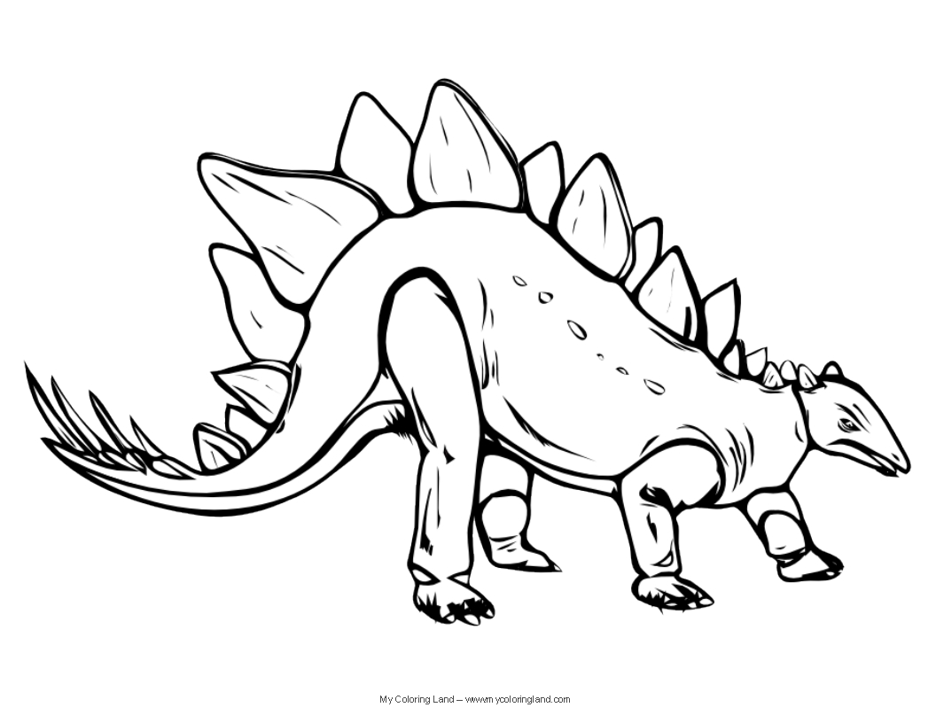 Dinosaur Stegosaurus Coloring Pages 1056x816 Dinosaur Stegosaurus Coloring Pages