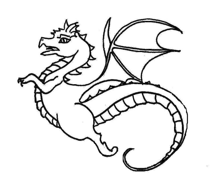 736x629 Fast Flying Dragon Coloring Pages
