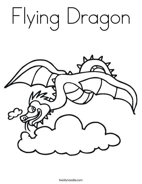 468x605 Flying Dragon Coloring Page From Mom I'M Bored