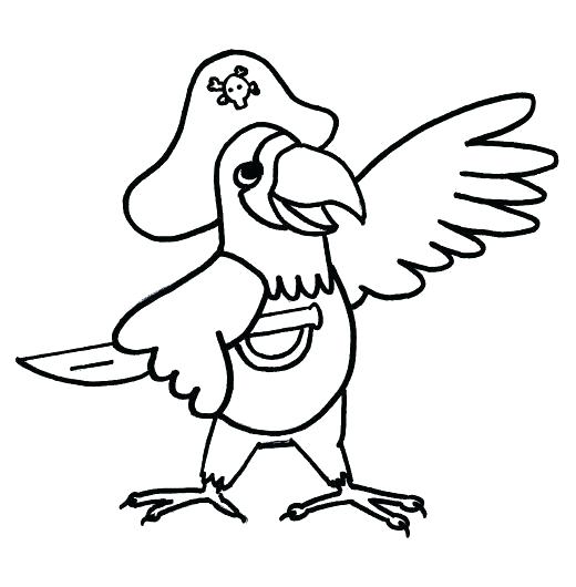 Pirate Parrot Coloring Pages Here Are Parrot Coloring Pages Images 520x530 Pirate Parrot Coloring Pages Here Are Parrot Coloring Pages Images