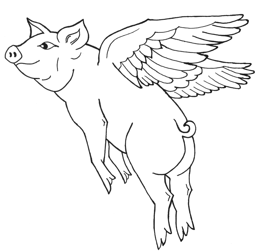 Colouring Pictures Of Pigs Flying Pig Coloring Pages Kids Coloring 900x873 Colouring Pictures Of Pigs Flying Pig Coloring Pages Kids Coloring