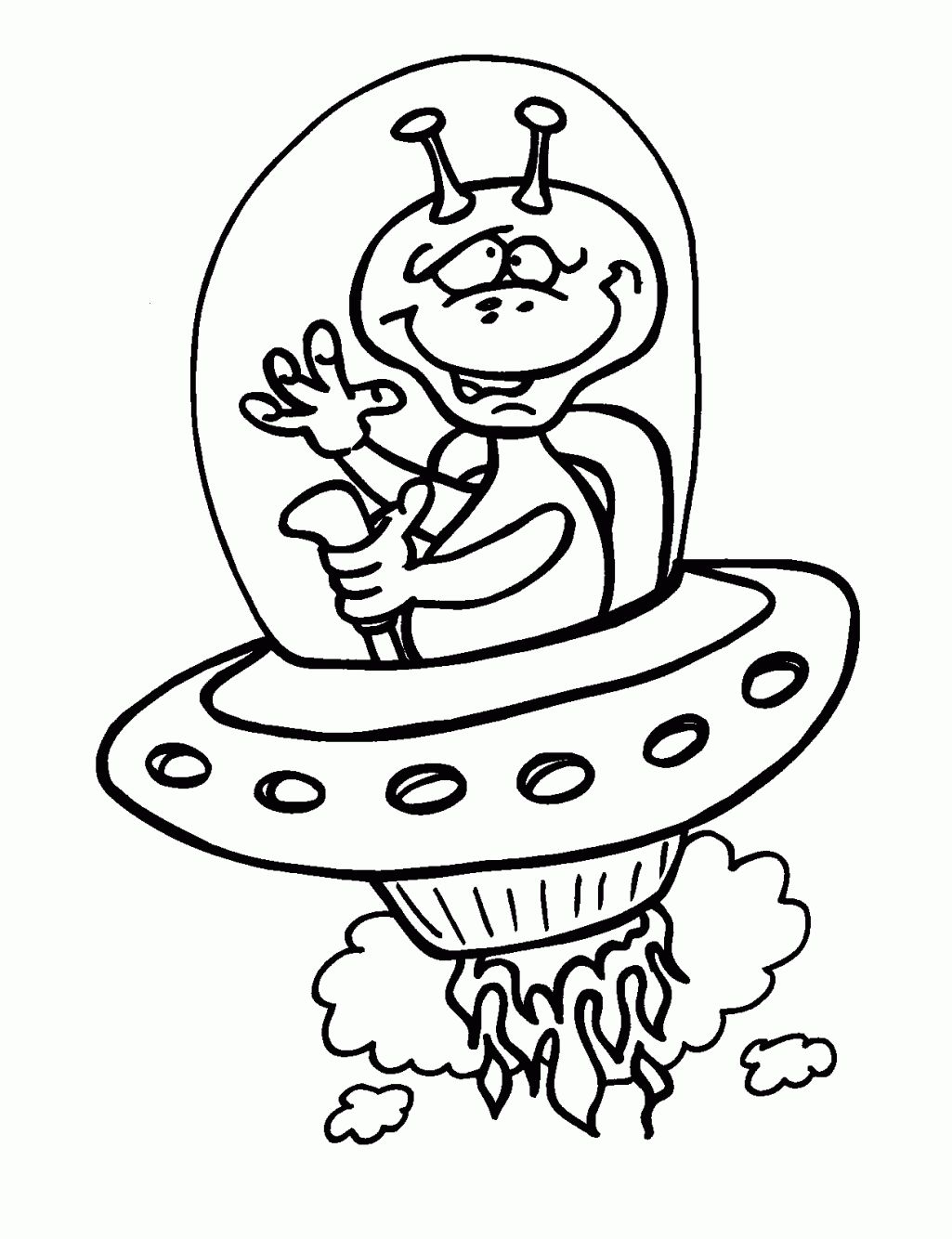 Funny Alien In Ufo Coloring Page For Kids Coloring Pages For Space 1025x1334 Funny Alien In Ufo Coloring Page For Kids Coloring Pages For Space