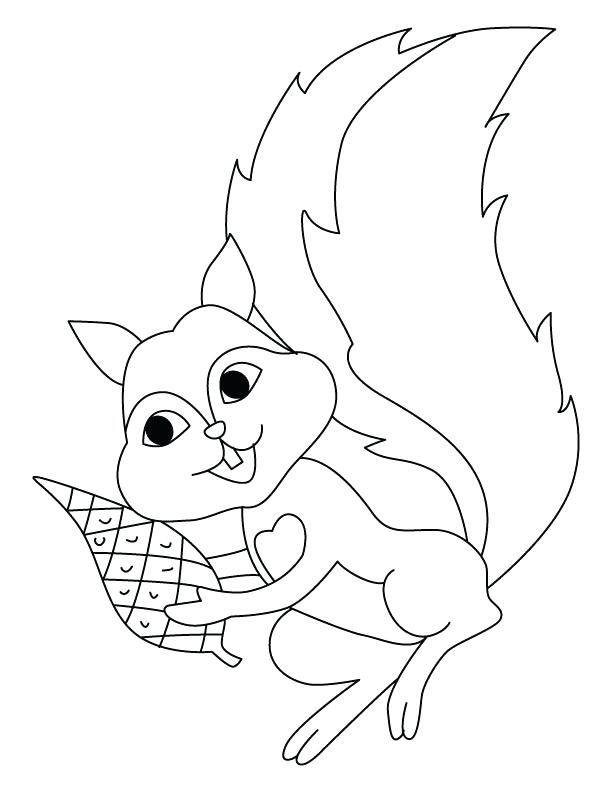 Flying Squirrel Coloring Page 612x792 Flying Squirrel Coloring Page